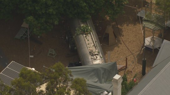 Emergency Services are currently in Riddells Creek following a collision.