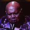 Archie Roach performs via video link at the 2020 ARIA Awards.