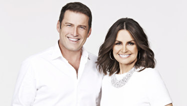 Karl Stefanovic and Lisa Wilkinson during their time as co-hosts on the Today show. 