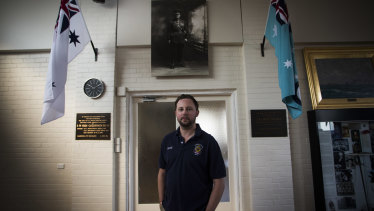 RSL reformer Dave Petersen at the Camberwell City RSL hall