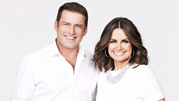 Karl Stefanovic and Lisa Wilkinson during their time as co-hosts on the Today show. 