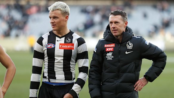 Jack Ginnivan and Craig McRae.