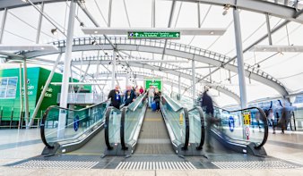 The Airtrain runs to and from the Brisbane Airport every 15 minutes in peak times and less frequently at other hours of the day.