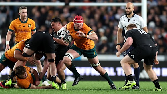 Wallabies skipper Harry Wilson.