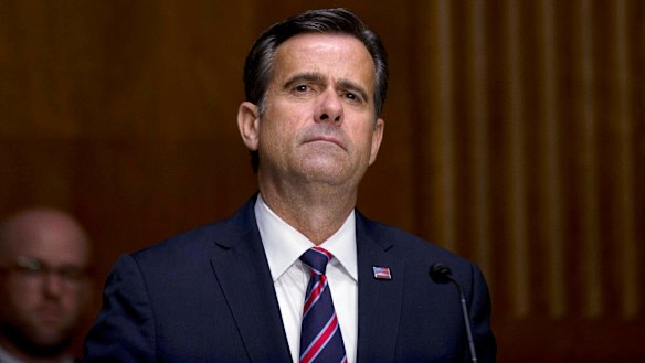 John Ratcliffe accused Iran of using the data to send "spoofed emails designed to intimidate voters, incite social unrest and damage President Trump".