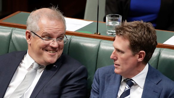 Prime Minister Scott Morrison and Attorney-General Christian Porter.