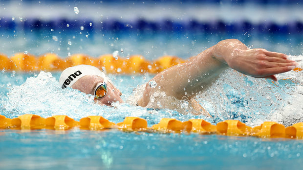 Mollie O’Callaghan is a rising star of Australian swimming.