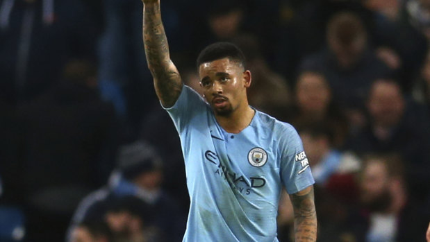 Gabriel Jesus was on target for City.