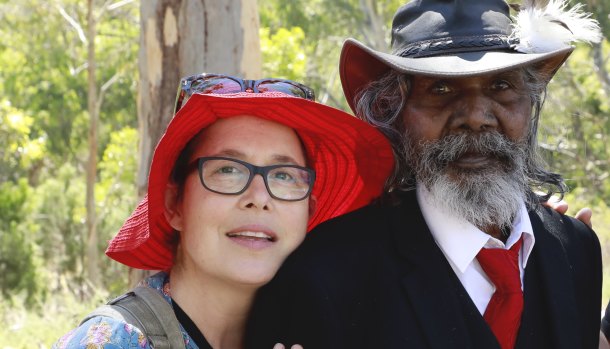 “I came to love David”: director Molly Reynolds with David Gulpilil while making My Name Is Gulpilil. 