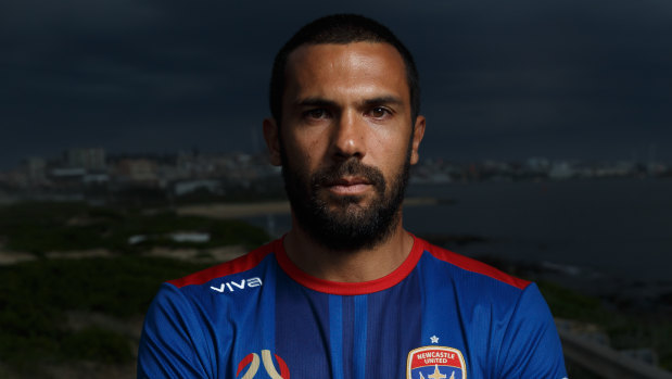 Almost local: Nikolai Topor-Stanley will be the toast of Newcastle if he can help deliver the A-League trophy.
