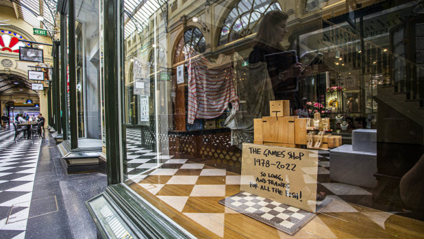 The Games Shop, which specialised in board games and puzzles, closed two weeks ago after 44 years.