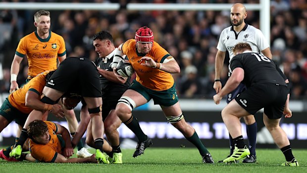 O capitão dos Wallabies, Harry Wilson, espera enfrentar os All Blacks na Copa do Mundo.