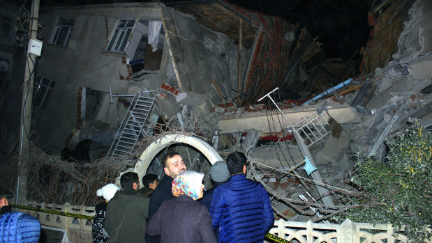An earthquake with a magnitude of 6.8 rocked eastern Turkey on Friday.