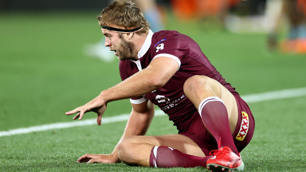 Crocked:  Christian Welch, Queensland's best in game one, will be missing on Wednesday night.