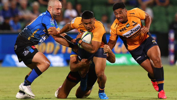 Brumbies centre Len Ikitau was outstanding in his team’s opening round win over the Western Force.
