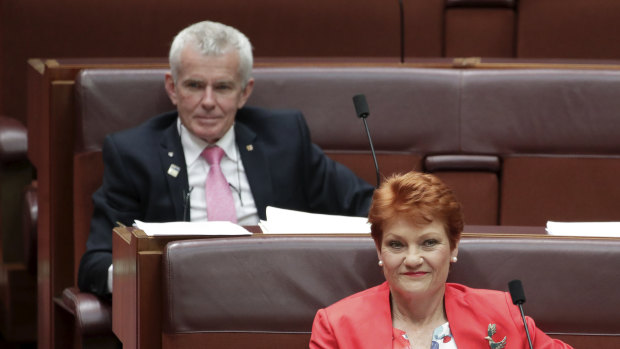 One Nation senators Malcolm Roberts and Pauline Hanson also voted to repeal the legislation.