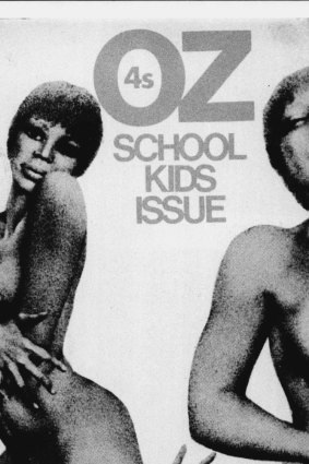 From the cover  Oz magazine “School kids issue”  that led to the obscenity trial.