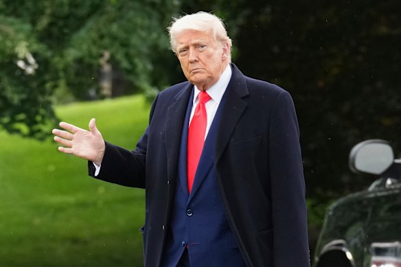 Trump leaves the White House en route to one of his golf courses for a cryptocurrency dinner.