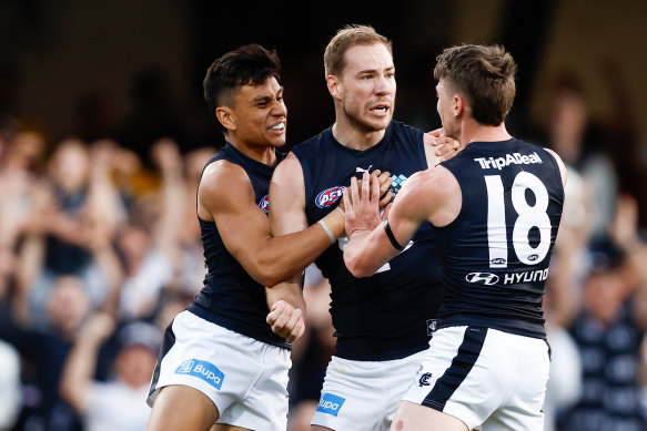 Carlton have kicked the first five goals!