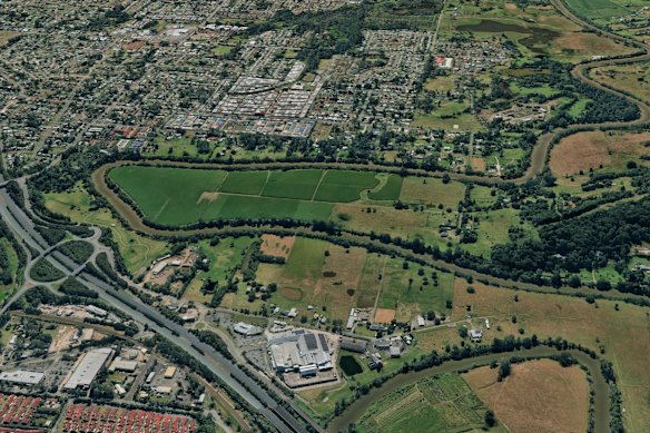 Yellowwood is planning to build a stadium complex at the Island at Stapylton – a peninsula formed by the winding Albert River.