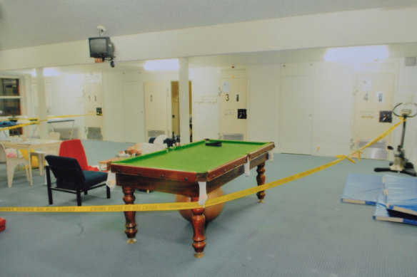The room where Carl Williams was murdered.