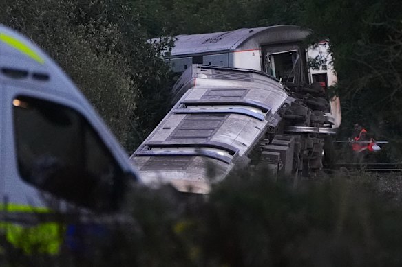 The cause of the derailment is under investigation.