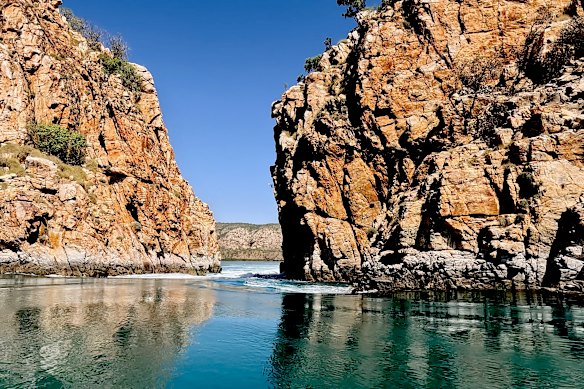 Garaan-ngaddim - Horizontal Waterfalls - in WA's Kimberley.
