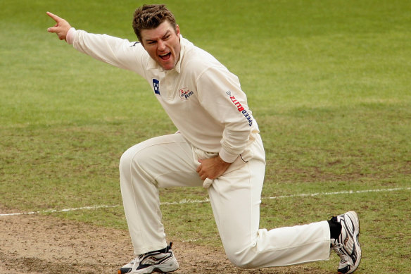 Former cricketer Stuart MacGill, pictured in 2004, was allegedly kidnapped from Sydney’s lower north shore last month. 