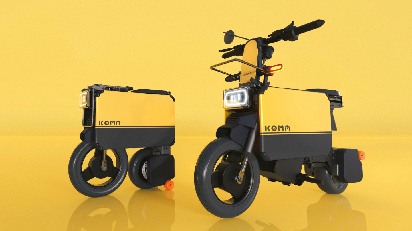Uni micro electric best sale folding mini bike