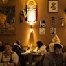 Cosy gatherings in the dining room at Ras Dashen.