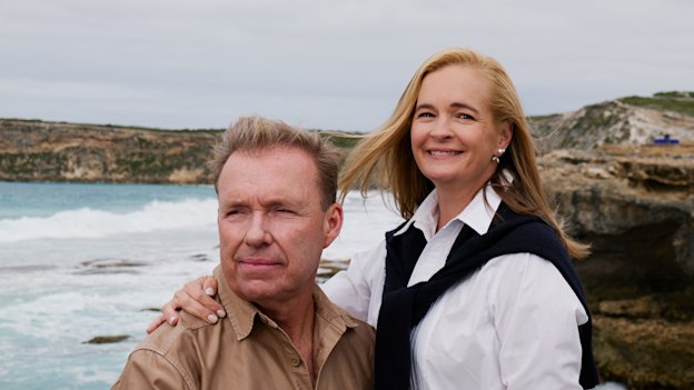 James and Hayley Baillie on the Kangaroo Island coast. Soon after their Southern Ocean Lodge opened in 2008, it had won several international tourism gongs including, from London, the Tatler Travel Awards “Hotel of the Year” title in 2009.