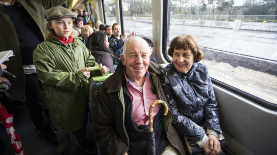 We did it! Locals board first trains to Mernda in 59 years