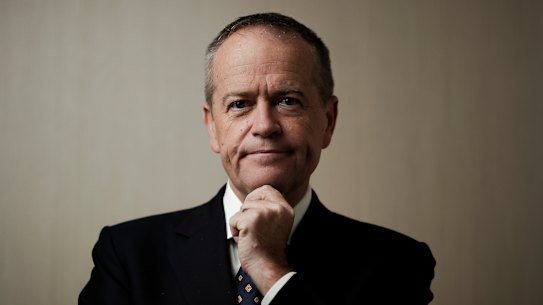 Opposition Leader Bill Shorten in Canberra during the election campaign. 