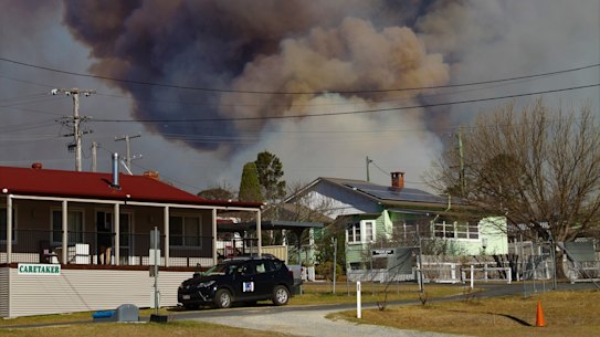 Four homes were lost in the Tenterfield fire. 