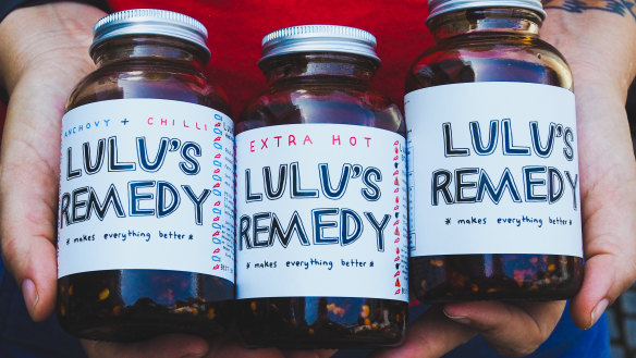 Lulu’s Remedy is a range of chili oils made by Sydney-based Monica Luppi. 