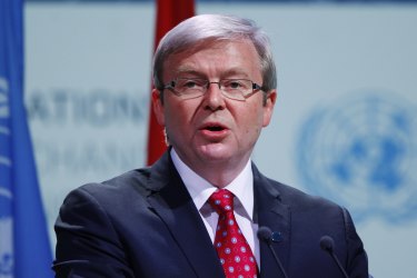 Kevin Rudd organised the setting up of the Australia India Institute during difficult diplomatic times in 2009.