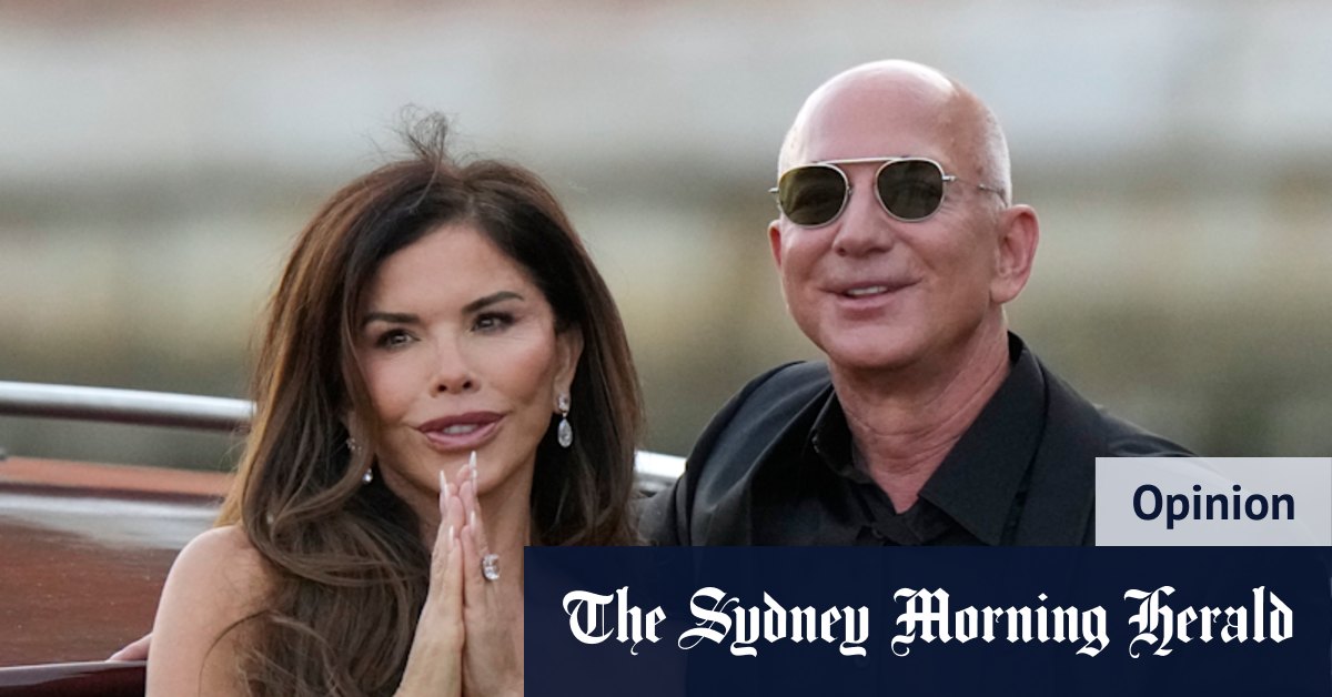 Bravo to Jeff Bezos and Lauren Sanchez. It was vulgar but they did their wedding right