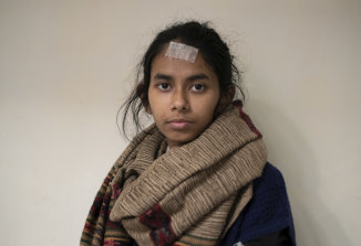 Aishe Ghosh, president of the student body at Jawaharlal Nehru University, in Delhi. Since being attacked by Hindu nationalists at her Delhi campus, Ghosh has become an icon in India’s growing protest movement.