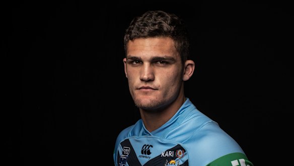 Frontrunner: Despite his form, Nathan Cleary is still in the box seat to retain his NSW jumper, according to coach Brad Fittler.