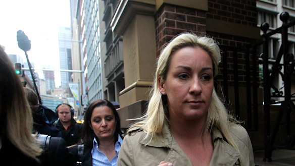 Keli Lane leaves court during her trial in 2010.