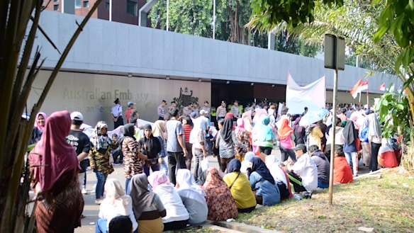 Some protesters were paid to come.