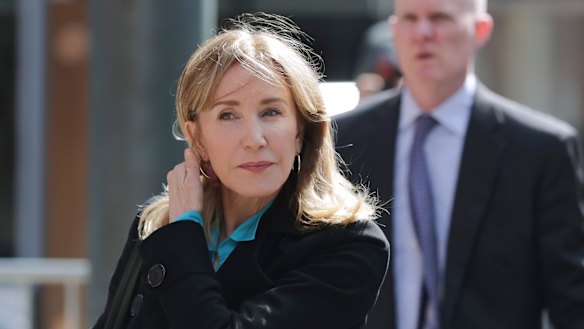 Desperate Housewives star Felicity Huffman has pleaded guilty to charges over the recent college admissions scandal in the US.