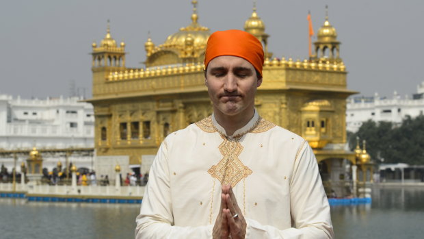 Trudeau was mocked for his dress-ups on an Indian tour.