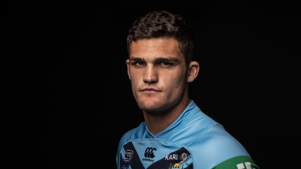 Frontrunner: Despite his form, Nathan Cleary is still in the box seat to retain his NSW jumper, according to coach Brad Fittler.