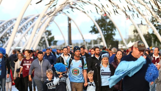 Rugby league outshone the AFL on several fronts when State of Origin came to Optus Stadium in WA on Sunday.