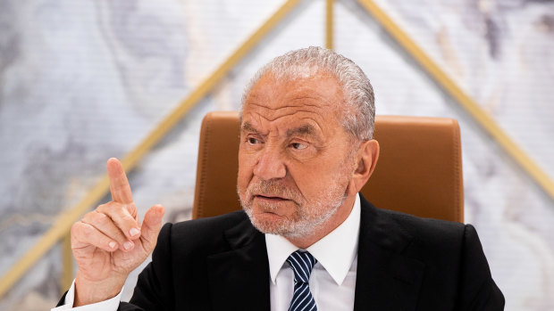 Lord Alan Sugar will deliver the signature line "You're fired!" in a new version of Celebrity Apprentice. 