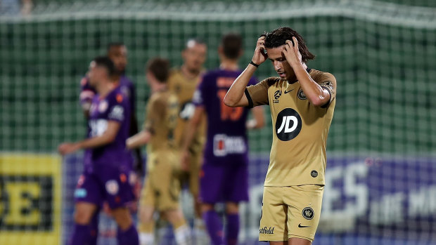 Daniel Georgievski of the Wanderers laments yet another defeat for the Western Sydney outfit. 
