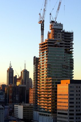Supply of Melbourne apartments is already slowing. 
