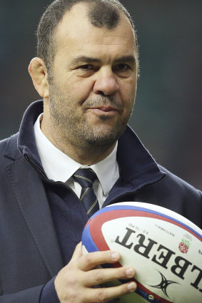 Big brother is watching: Wallabies coach Michael Cheika is on a short leash with Rugby Australia.