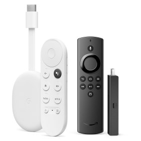 The Chromecast with Google TV and the Fire TV Stick Lite both include remotes.